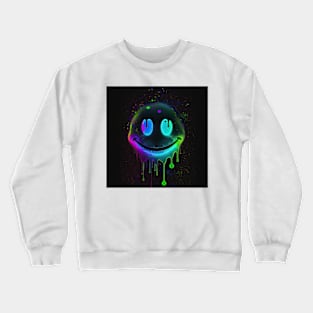 Drip Smiley Emoji Crewneck Sweatshirt